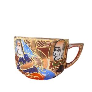 Vintage Satsuma teacup Japanese hand painted